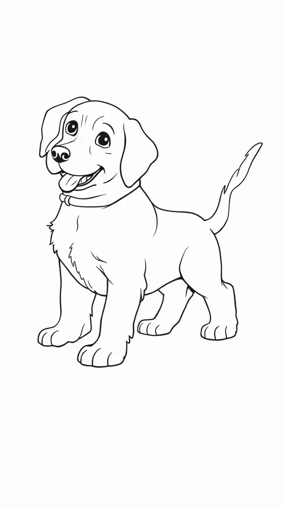 puppy dog coloring pages printable